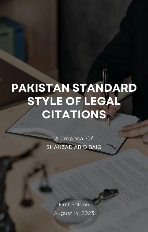 Pakistan Standard Style Of Legal Citations Featured Image